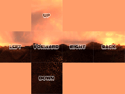 Example of all six sides of the cubemap laid out in their positions as seen by the engine